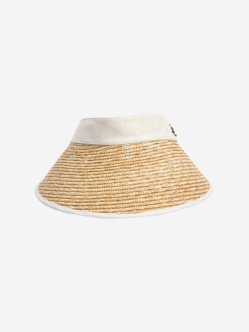 Neutral straw visor hat Hats Jimmy Choo 