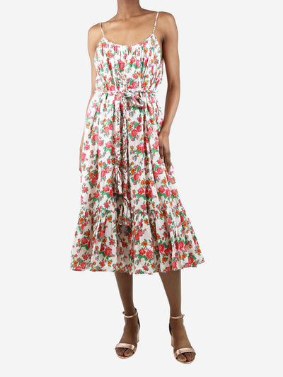 Multi floral-printed sleeveless midi dress - size XS Dresses Sign of the Times 