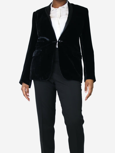 Black velvet blazer - size UK 14 Coats & Jackets Dolce & Gabbana 