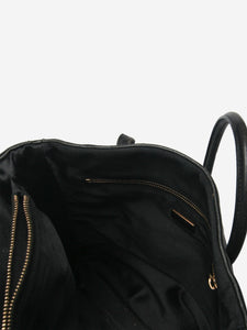 Prada Black leather top handle bag