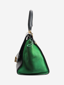 Celine Multicolour Tapeze suede and leather 2way bag