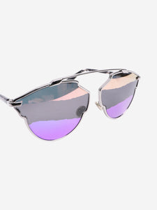 Christian Dior Silver So real aviator sunglasses