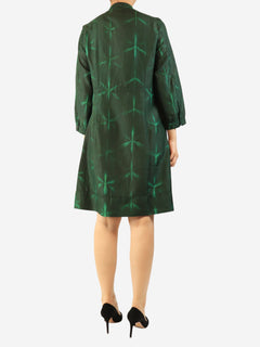 Green silk tunic - size L Dresses Dosa 