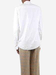 Stella McCartney White cotton button-up shirt - size UK 6