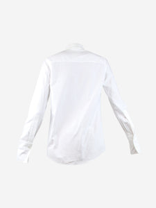 Stella McCartney White cotton button-up shirt - size UK 6