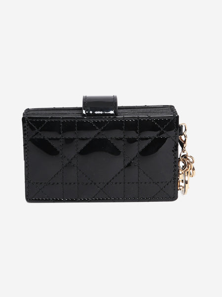 Black Lady Dior patent card holder product image