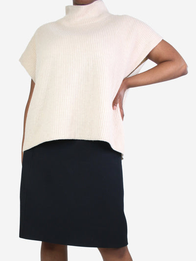 Beige sleevless wool-blend jumper - size XL Knitwear MaxMara weekend 