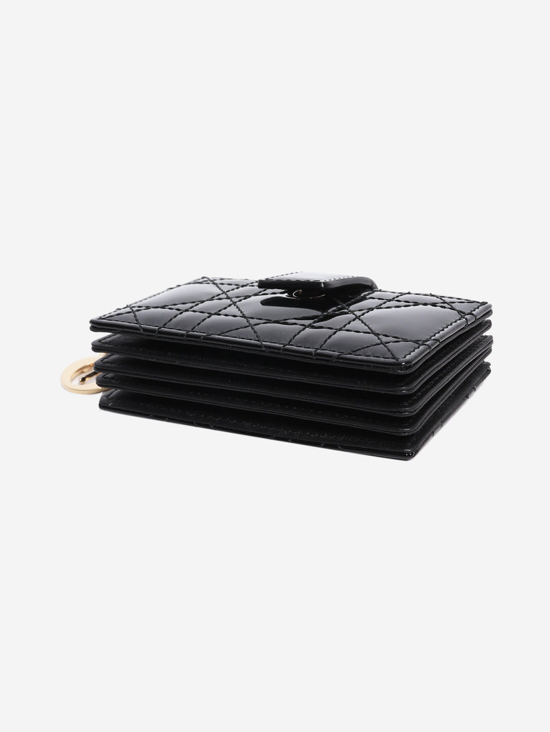 Black Lady Dior patent card holder Wallets, Purses & Small Leather Goods Dior 