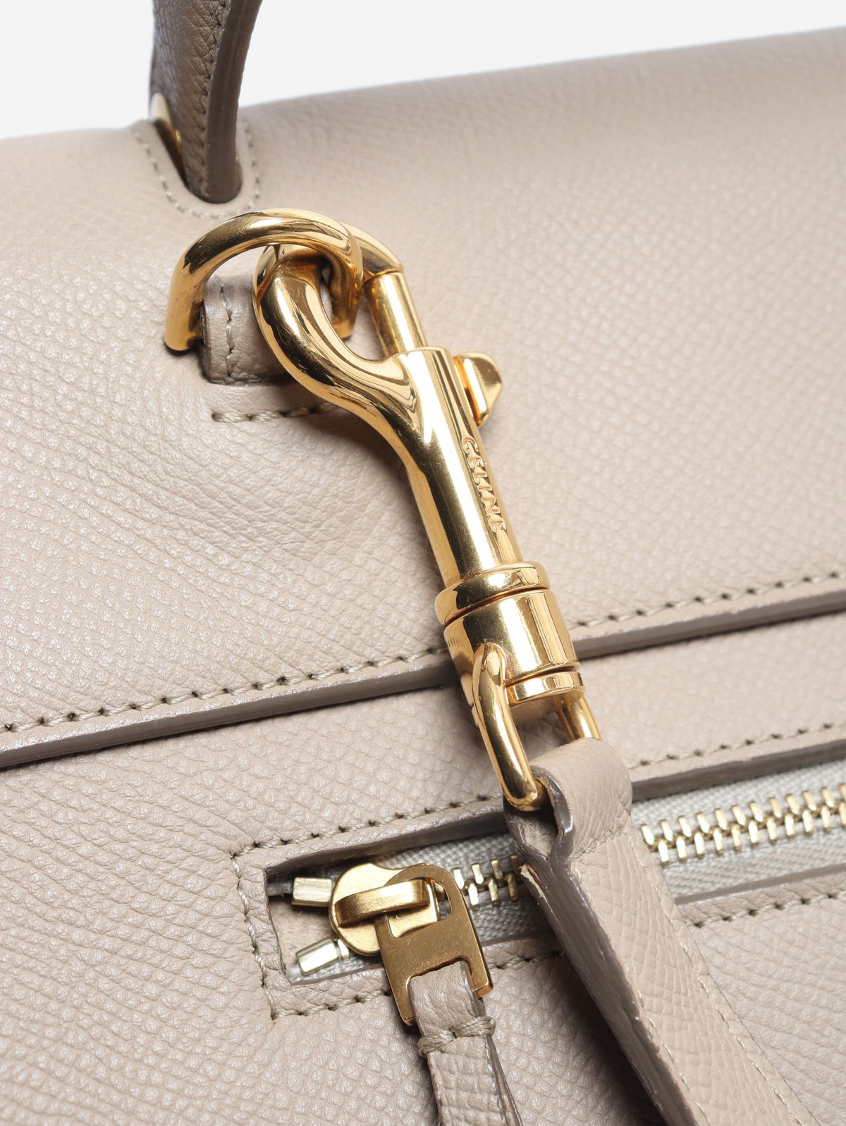 Neutral grained calfskin Mini Belt bag Shoulder bags Celine 