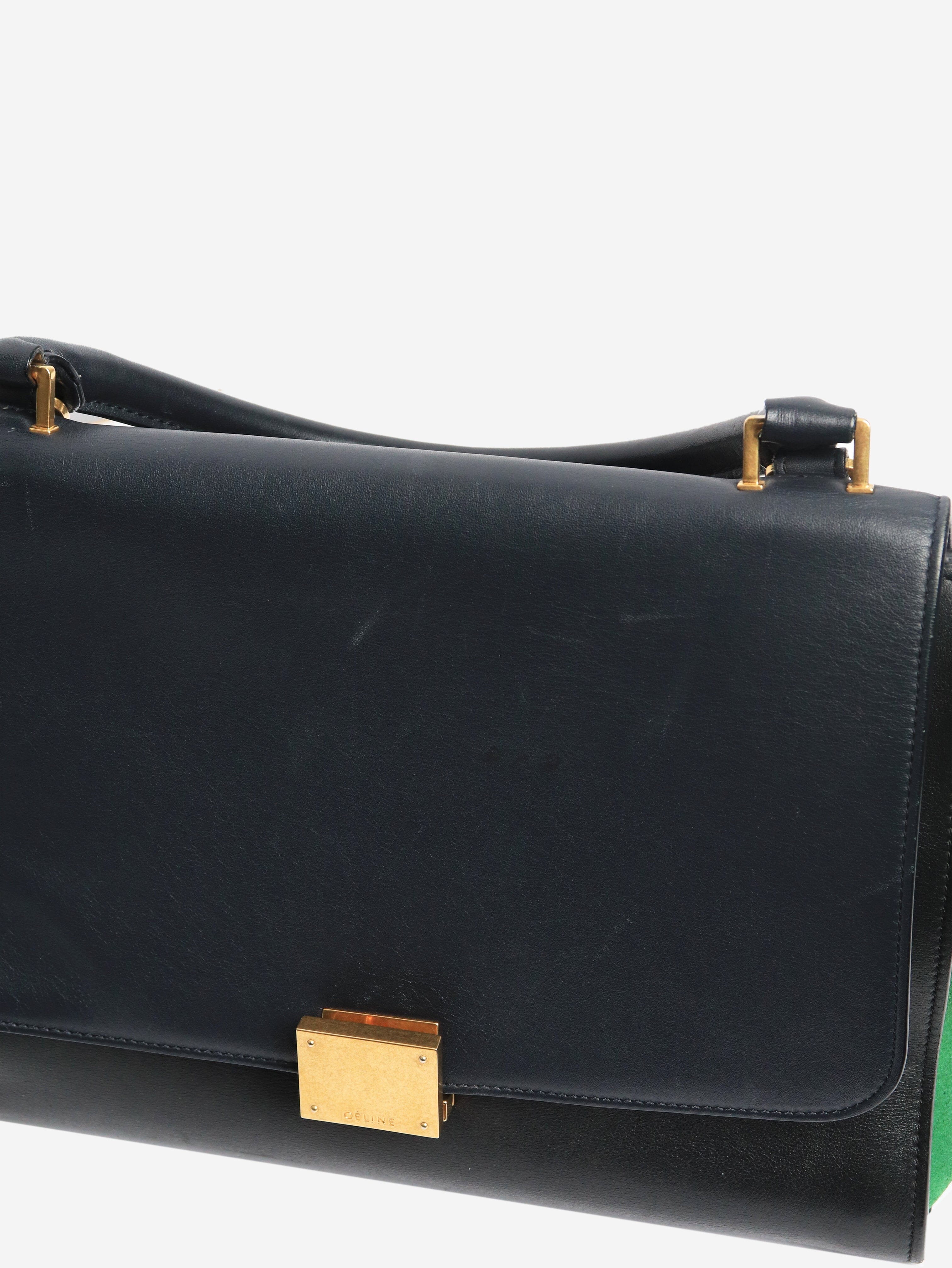 Multicolour Tapeze suede and leather 2way bag Shoulder bags Celine 