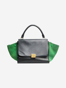 Celine Multicolour Tapeze suede and leather 2way bag