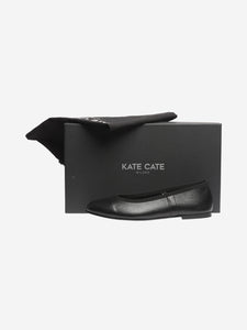 Kate Cate Black Juliette Double Chain ballet flats - size EU 37