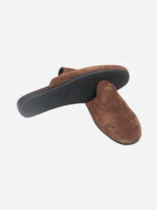 Prada Brown suede mules - size EU 38