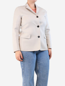 S'Max Mara Alabaster wool coat - size UK 12