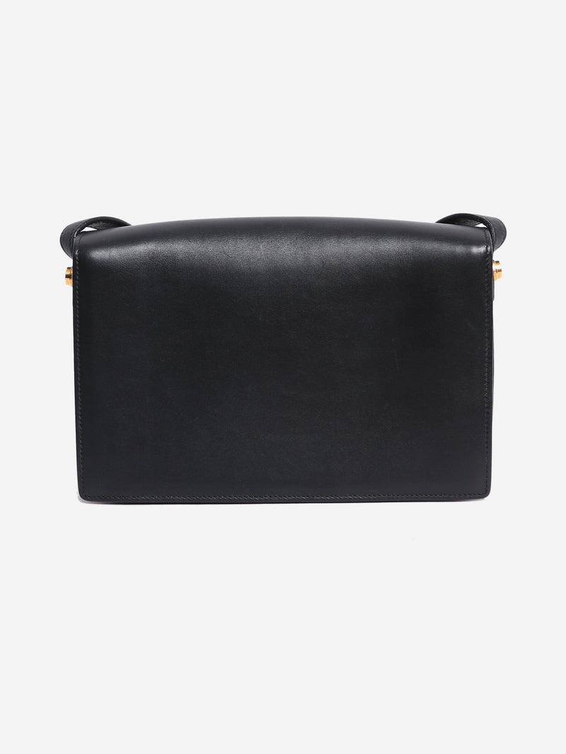 Black Lulu suede and leather bag Shoulder bags Saint Laurent 