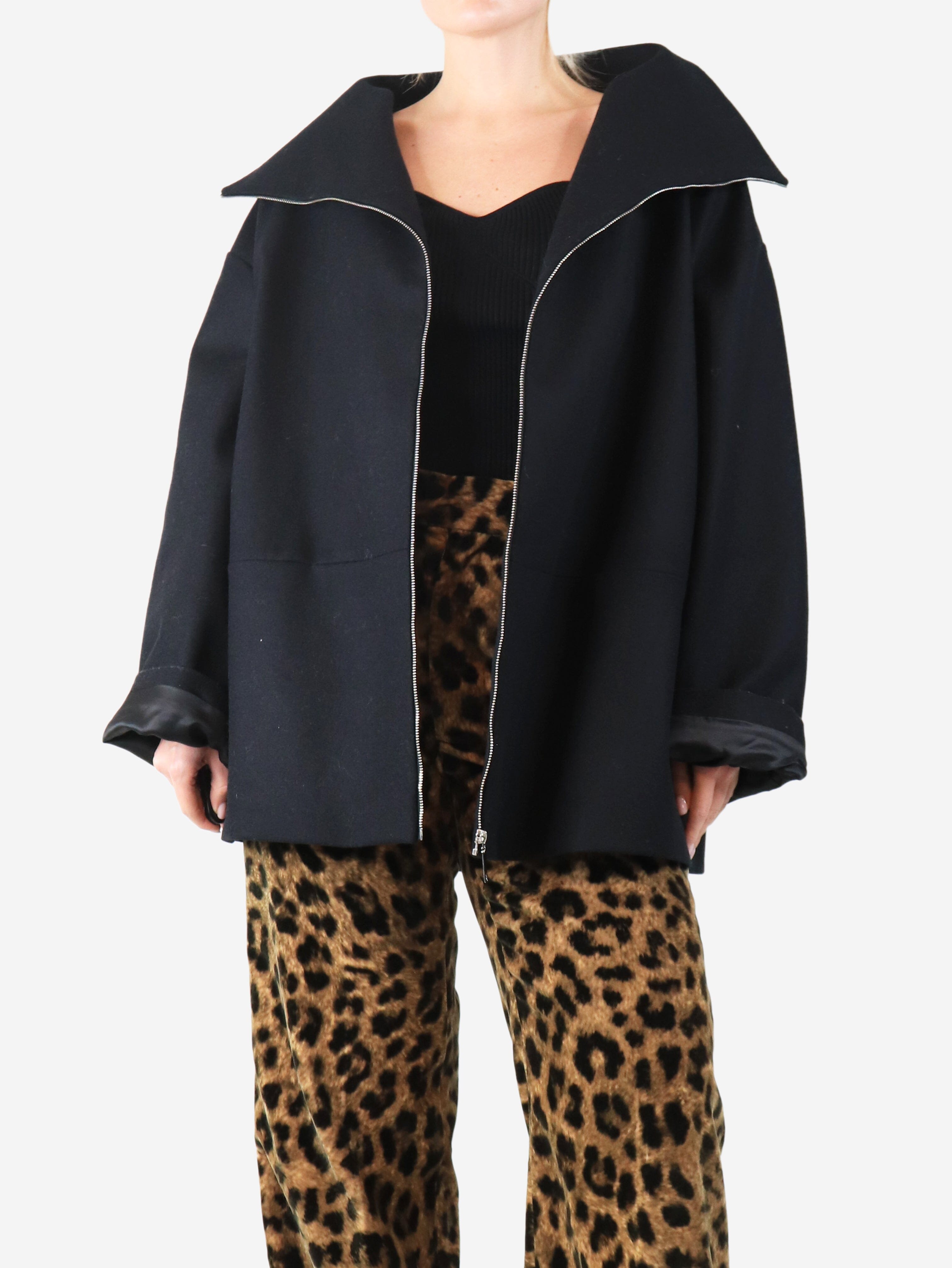Black wool jacket - size S Coats & Jackets Toteme 