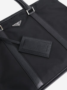 Prada Black nylon briefcase