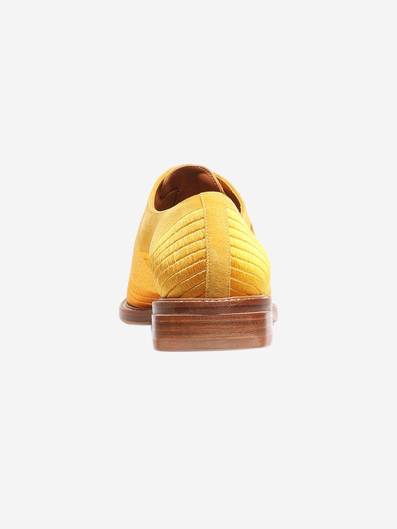 Yellow embroidered slip-on shoes - size EU 39 Flat Shoes Clergerie 