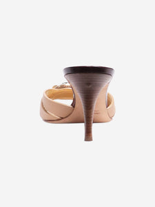 Giuseppe Zanotti Tan jewelled mules - size EU 41