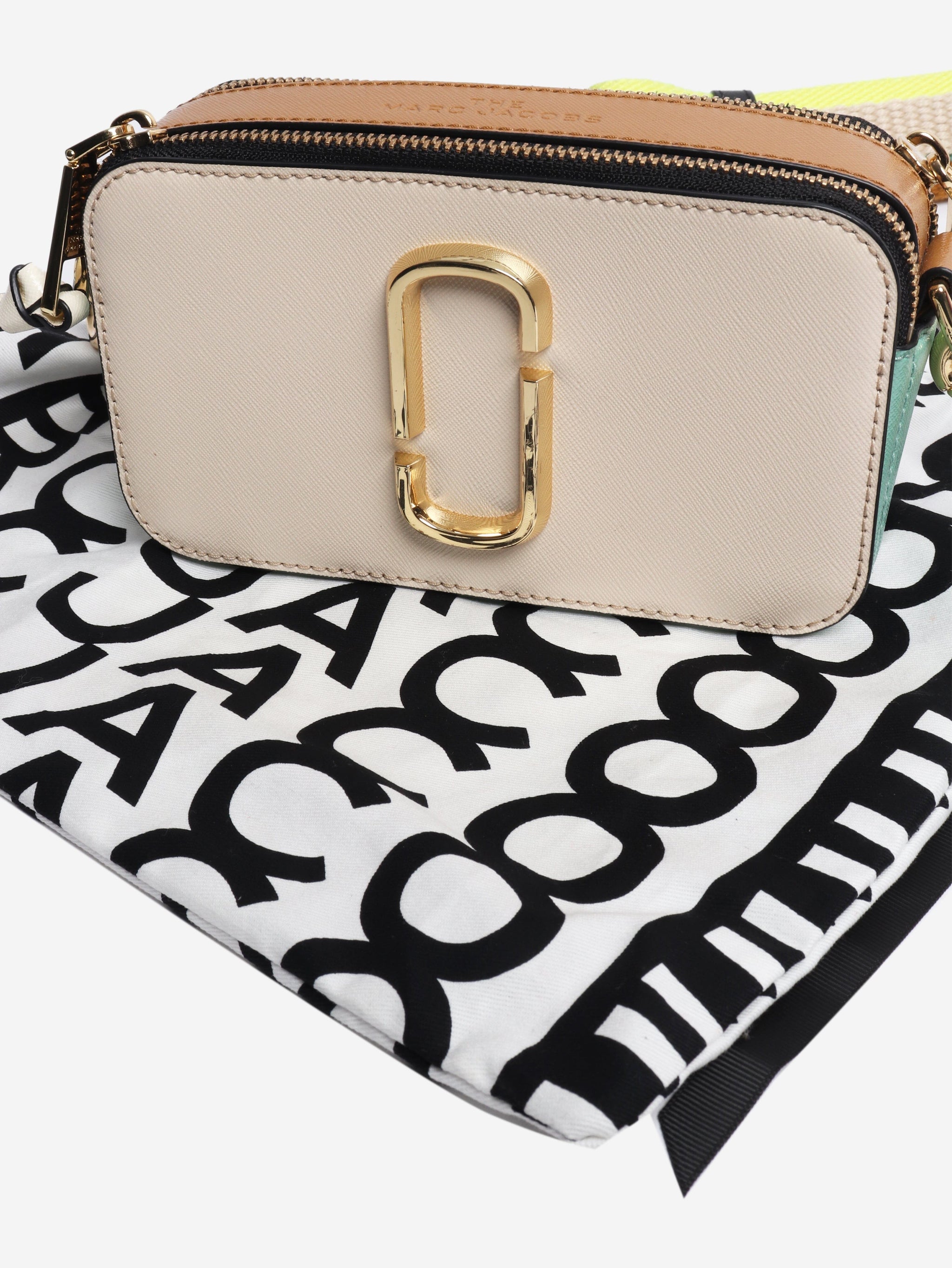 Multicolour The Snapshot panelled crossbody bag | Sign of the Times