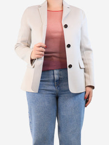 S'Max Mara Alabaster wool coat - size UK 12