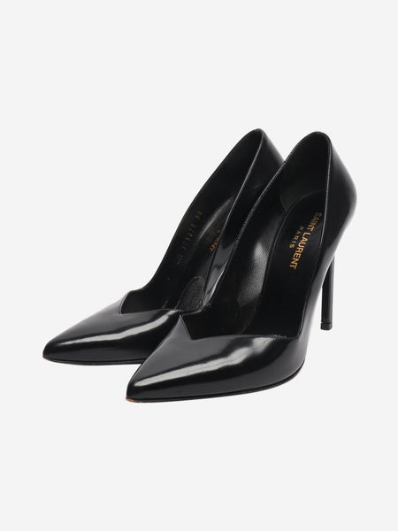 Black patent leather pumps - size EU 38 alternate image