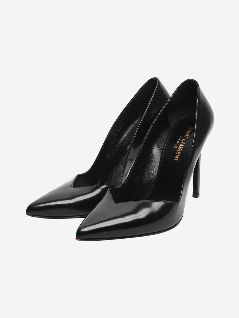 Black patent leather pumps - size EU 38 Heels Saint Laurent 