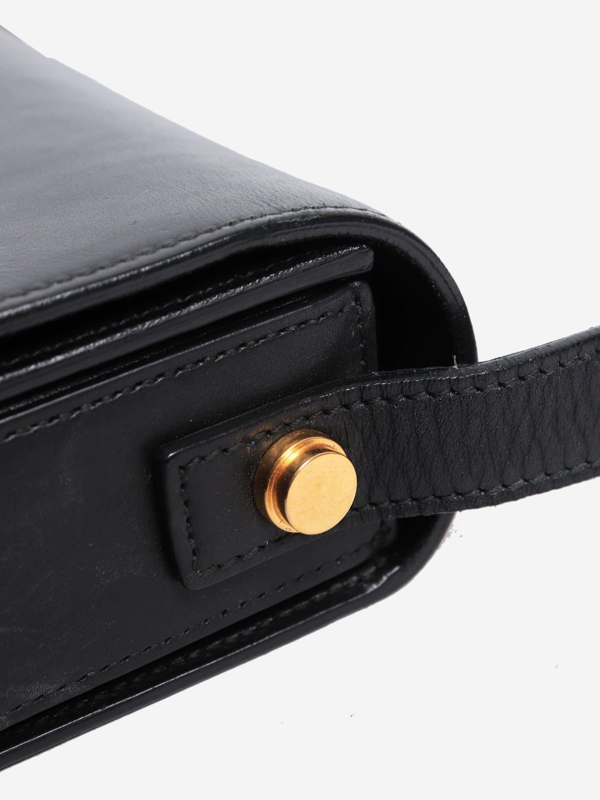 Black Lulu suede and leather bag Shoulder bags Saint Laurent 
