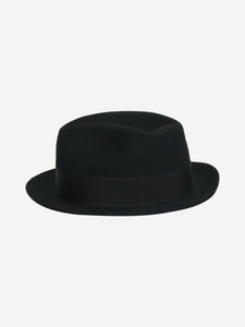 Borsalino Black Trilby hat