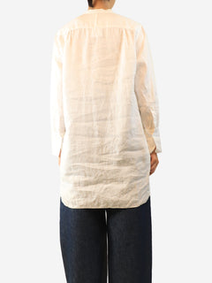 White linen tunic - size UK 10 Tops Aspesi 