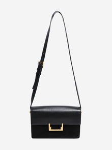 Black Lulu suede and leather bag Shoulder bags Saint Laurent 