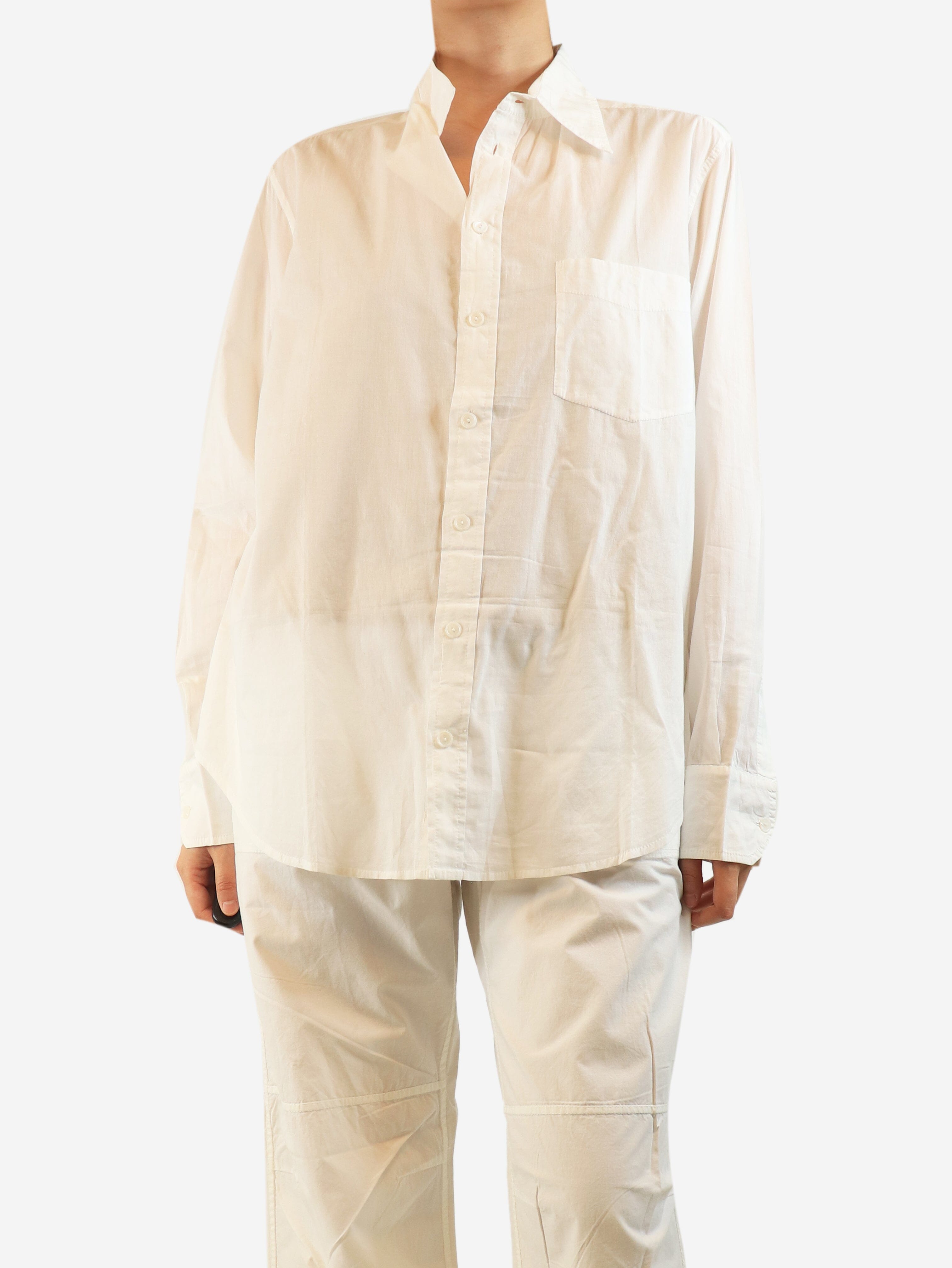 White cotton shirt - size M Tops Dosa 