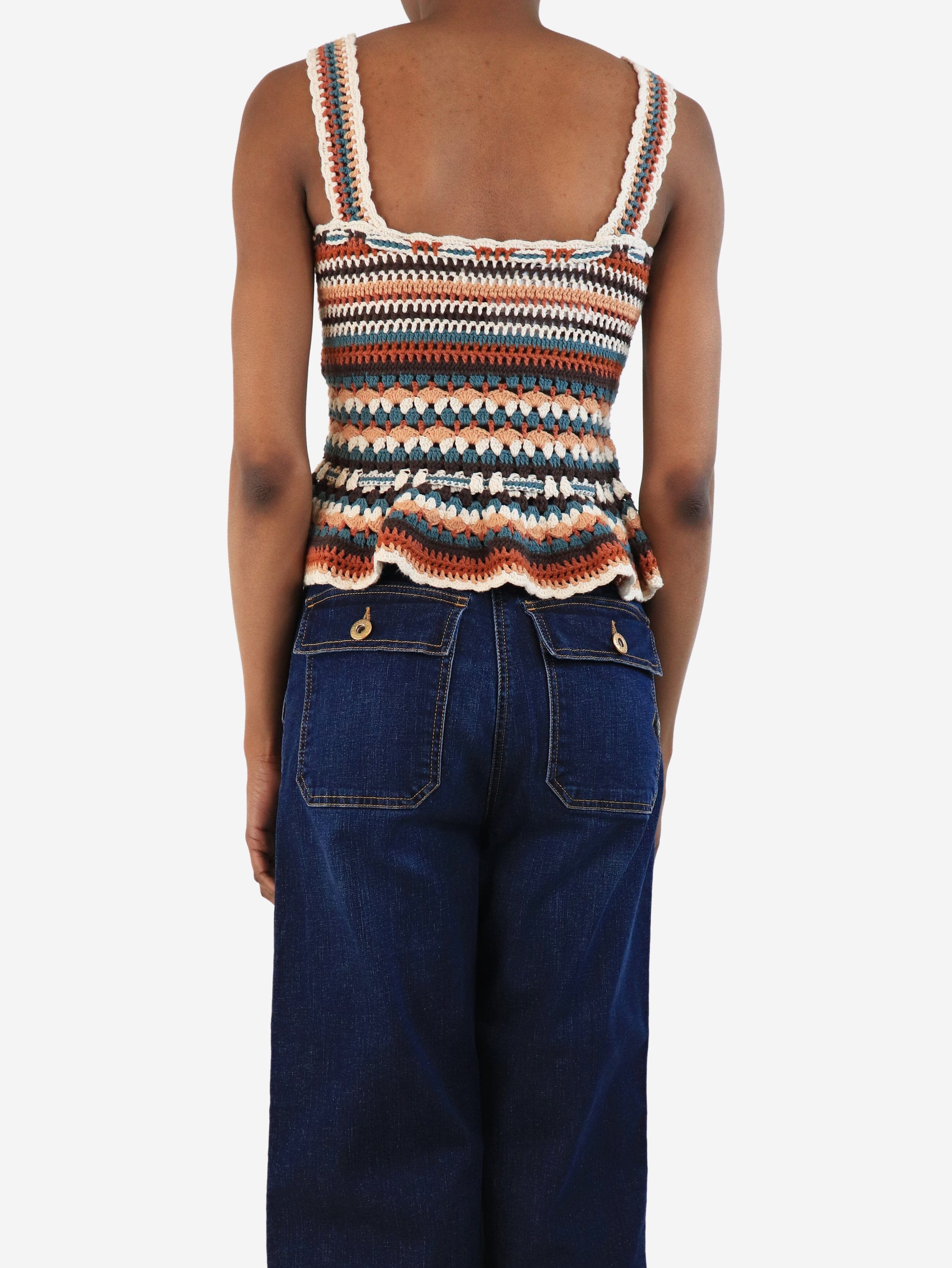 ulla johnson crochet top