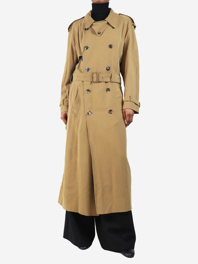 Neutral belted trench coat - size UK 8 Coats & Jackets Saint Laurent 