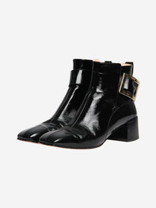 Roger Vivier Black patent ankle boots - size EU 39 (UK 6)