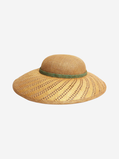 Gold straw hat Hats Sarah Cant 