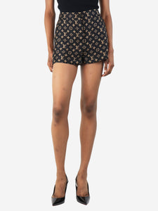 Louis Vuitton Brown monogram shorts - size UK 6