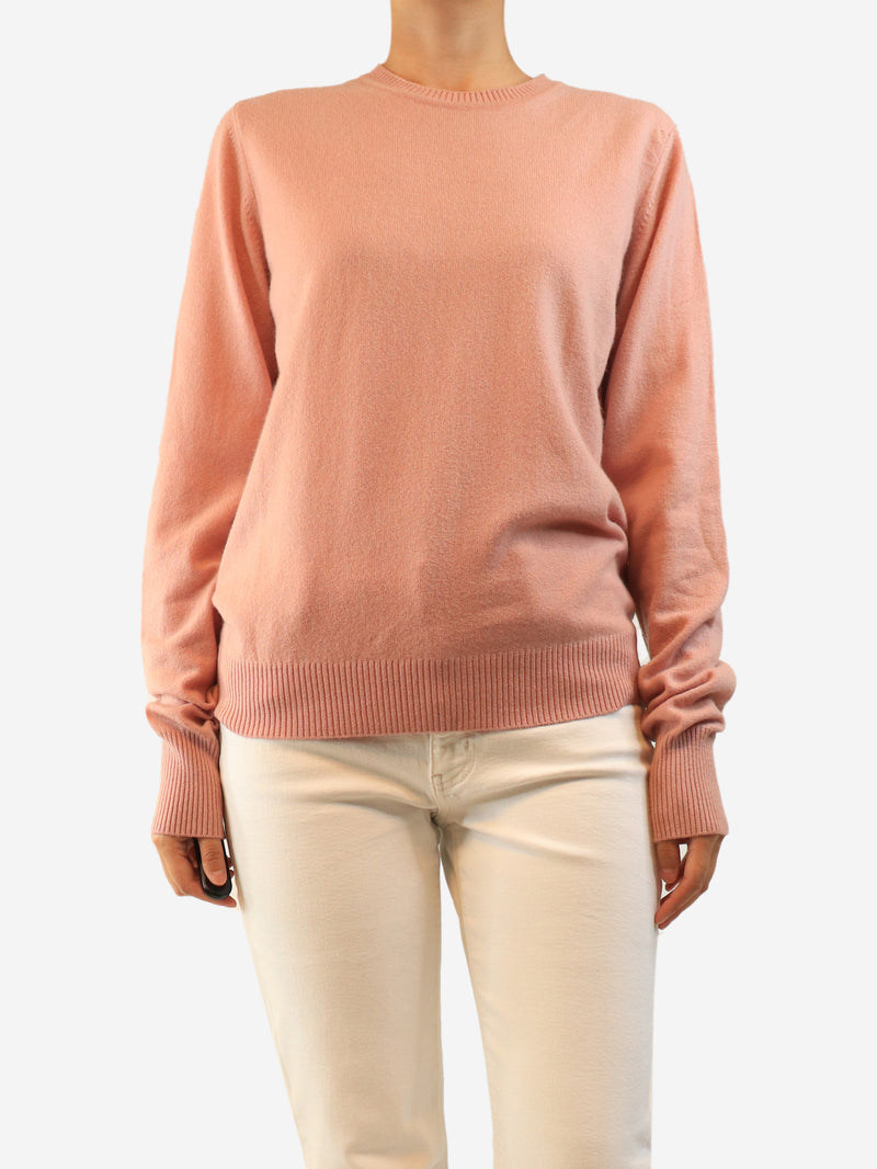 Pink cashmere jumper - size XL