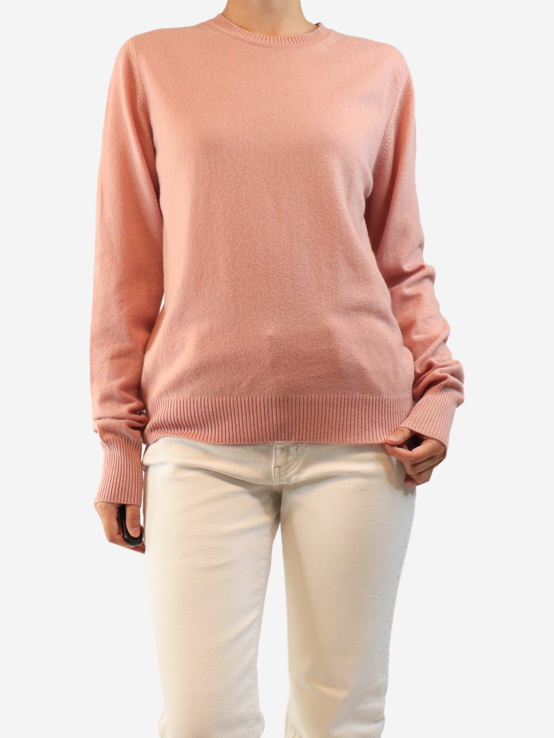 Pink cashmere jumper - size XL