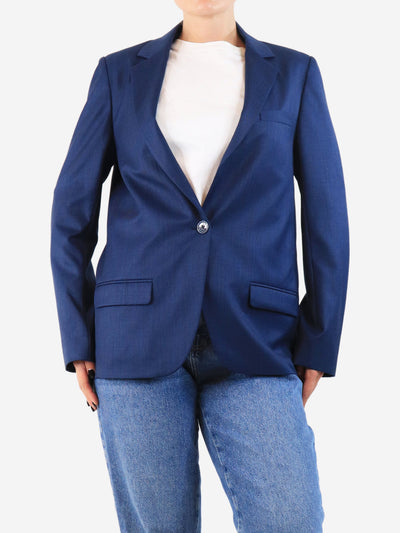 Dark blue wool jacket - size UK 8 Coats & Jackets Indress 