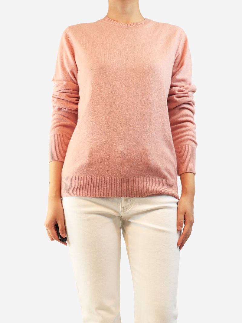 Pink cashmere jumper - size XL