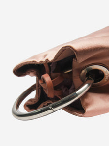 Prada Dusty pink mini satin top handle bag