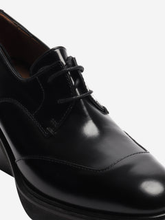 Black wide-block derby heels - size EU 36 Heels Hermes 