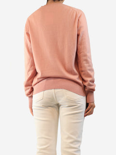 Pink cashmere jumper - size XL
