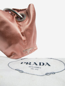 Prada Dusty pink mini satin top handle bag