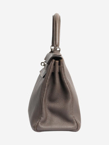 Hermes Etain Kelly 28 bag in Togo leather