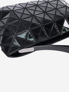 Issey Miyake Black Bao Bao clutch bag