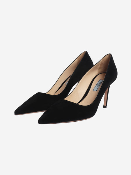 Black suede pumps - size EU 38 alternate image