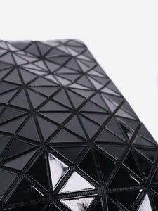 Issey Miyake Black Bao Bao clutch bag