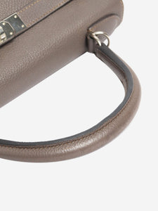 Hermes Etain Kelly 28 bag in Togo leather